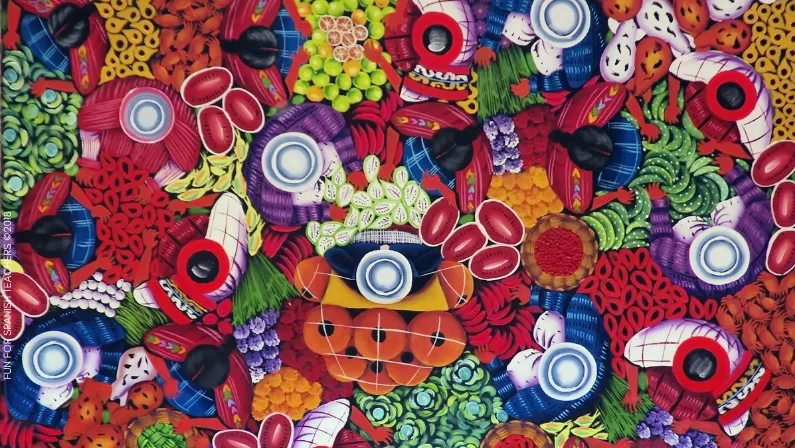 graphic of traditional latinx culture