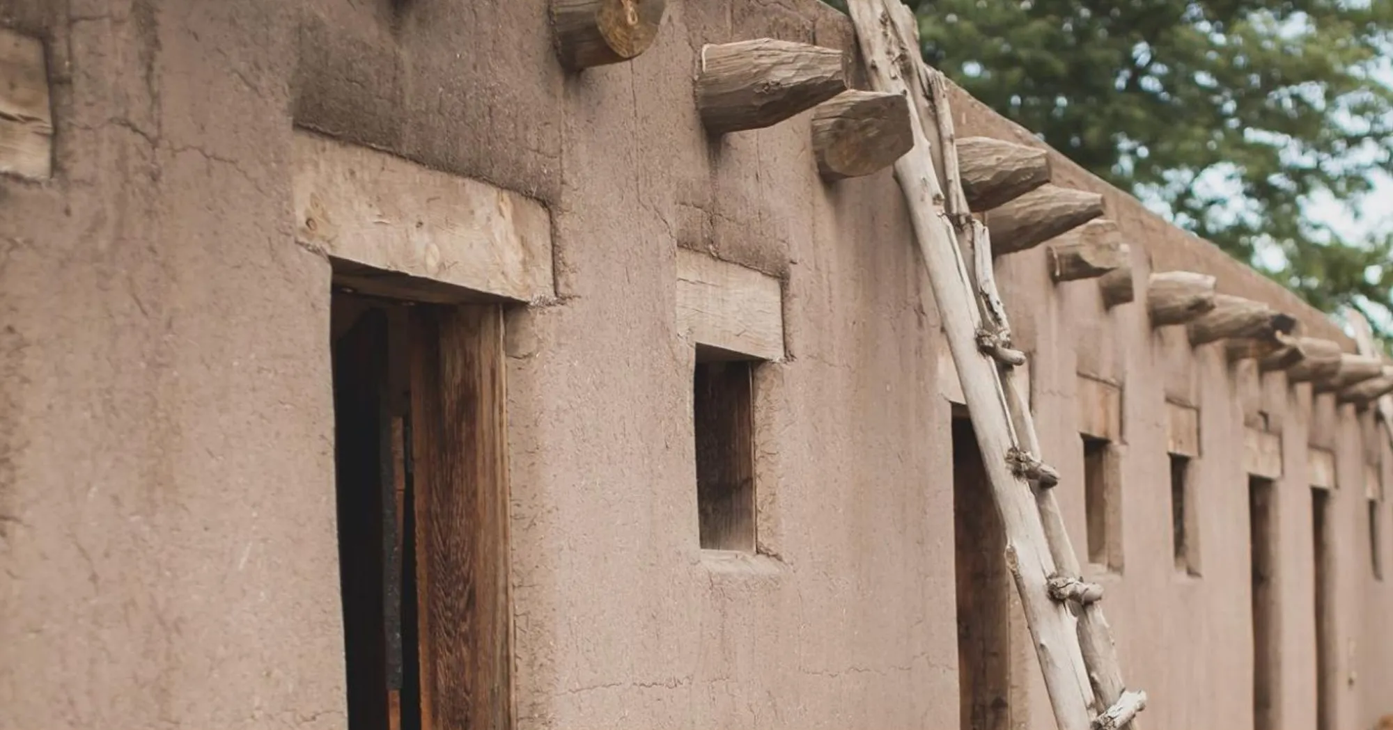 re-created 1840s adobe trading post