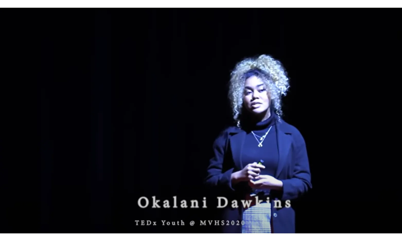 Okalani Dawkins at TEDx Youth